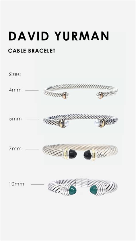 yurman bracelet sizes